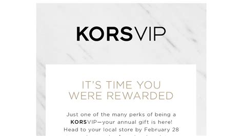 michael kors vip birthday reward|Michael Kors annual member gift.